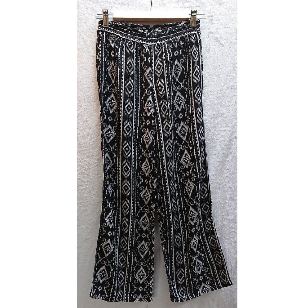 Justice Casual Boho Print Rayon Pants